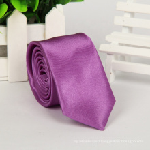 Solid Color Neck Tie for Business / Newest Polyester Skinny Ties for Party